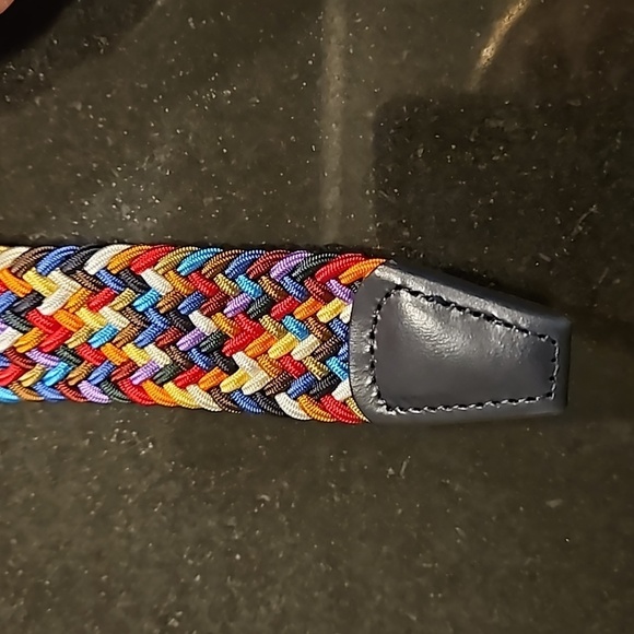 ANDERSON'S Paracord Woven Belt ~ Classic Rainbow 42 NWT - Picture 11 of 14
